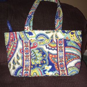 Vera Bradley royal and red multi purse new